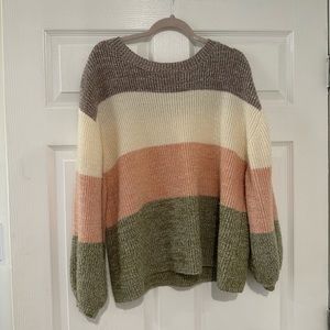 Multi color sweater that everyone LOVES
